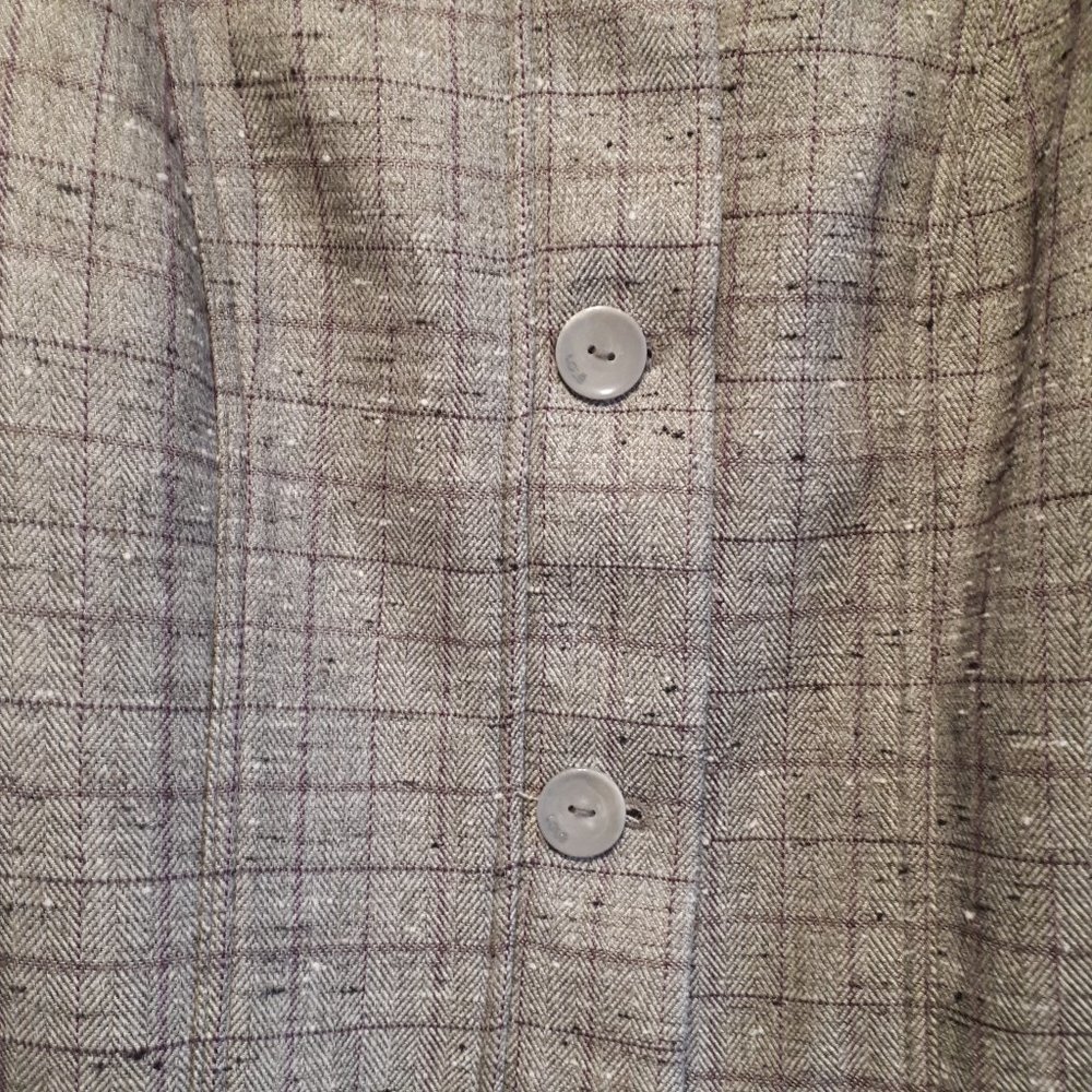 Lole Grey Coat with Purple Accents - Picture 5 of 16